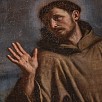 Foto: Particolare del Dipinto di San Francesco Opera del Guercino - Cattedrale di San Cetteo – sec. XX  (Pescara) - 8